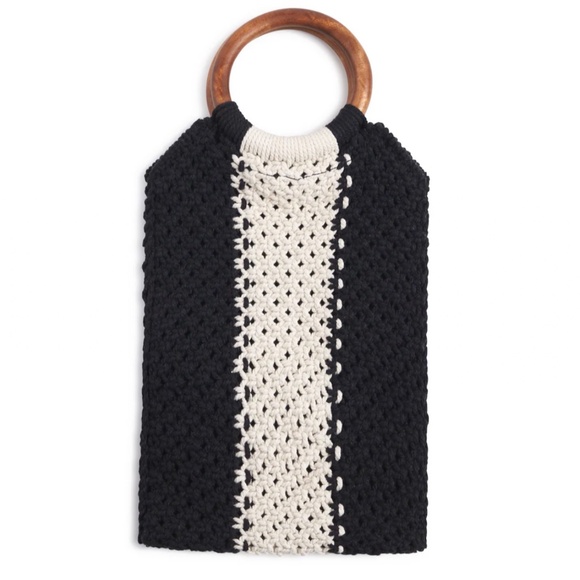 OO4 LAUDE THE LABEL Gabby Mini Macrame Bag NWT - Picture 2 of 5